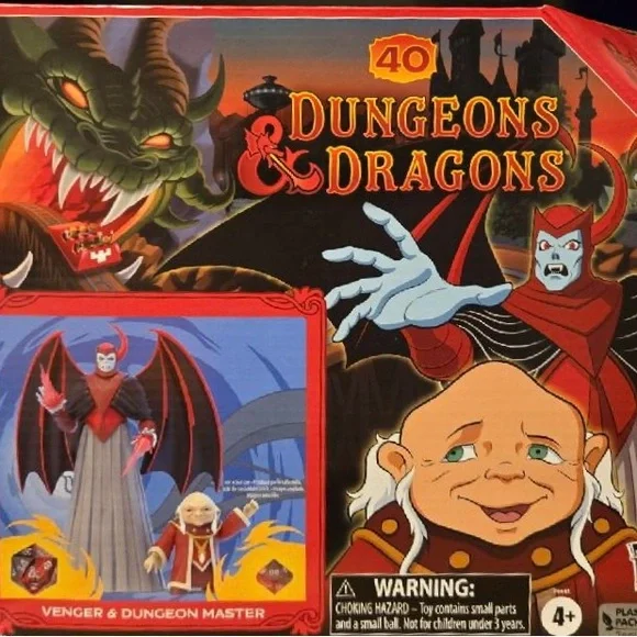 Dungeons & Dragons Cartoon Classics-Dungeon Master & Venger Action Figures-2pk - Picture 1 of 7